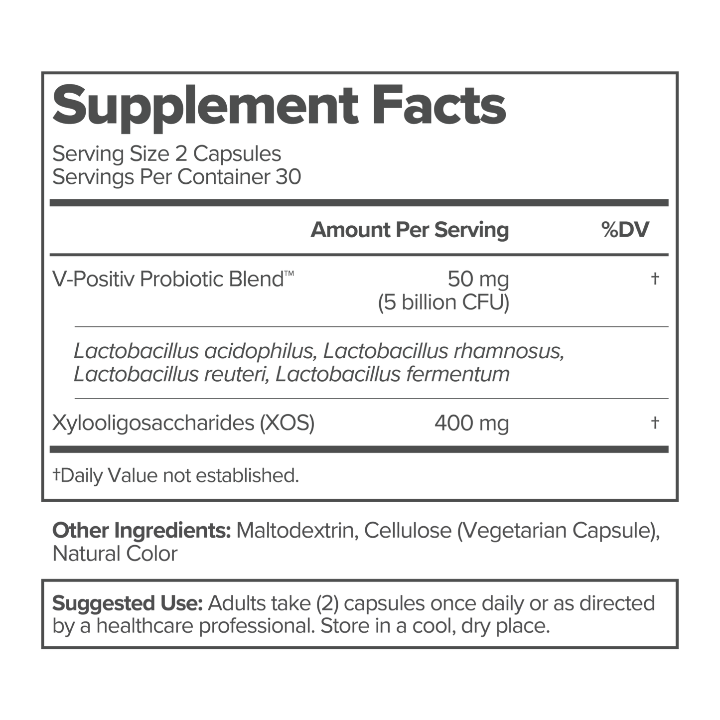 Vaginal Probiotic Capsules